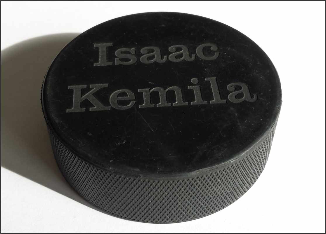 Engraved Hockey Puck